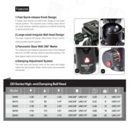 بال-هد-Kingjoy-Ball-Head-QH-20-